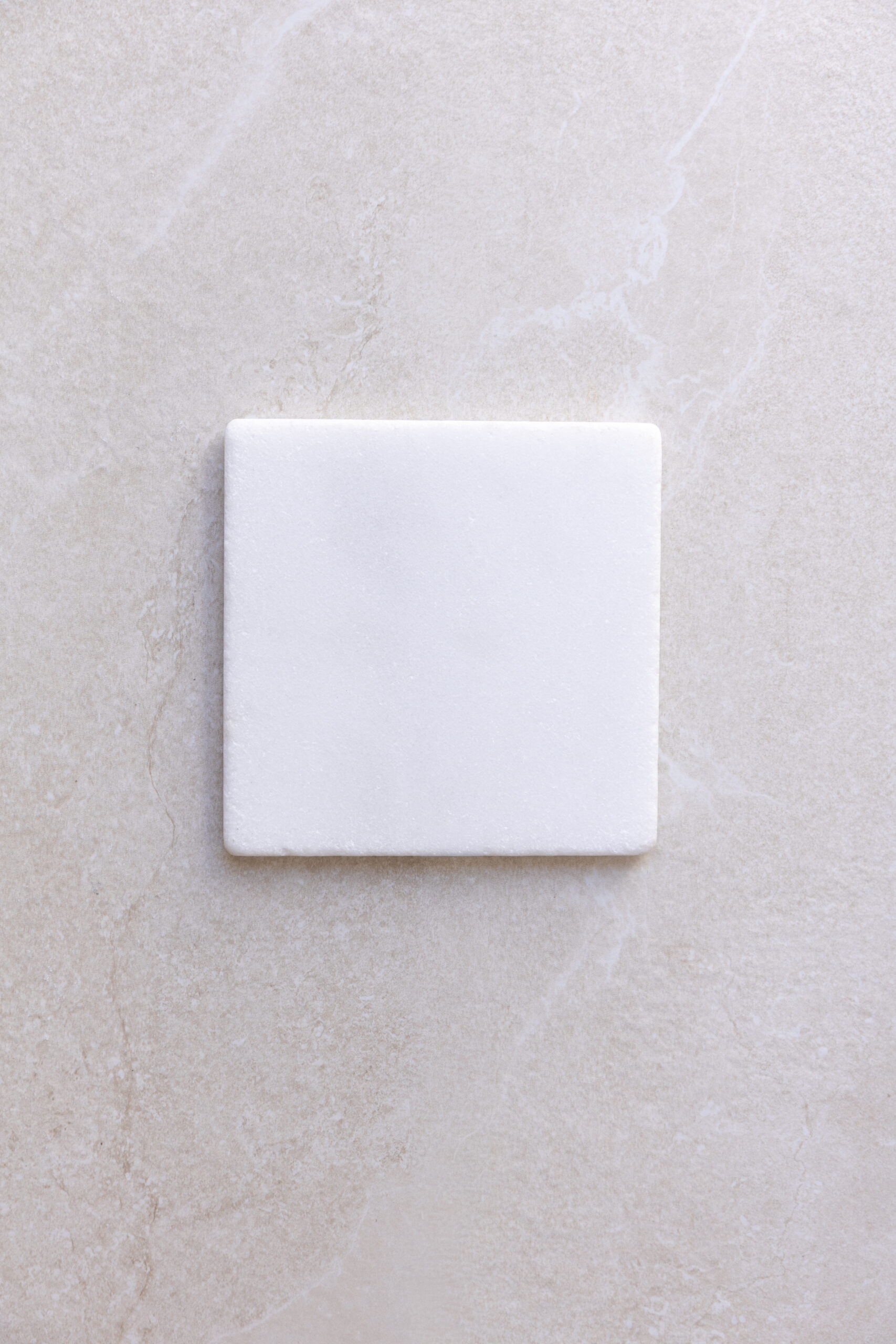 Carrara Square tile sample