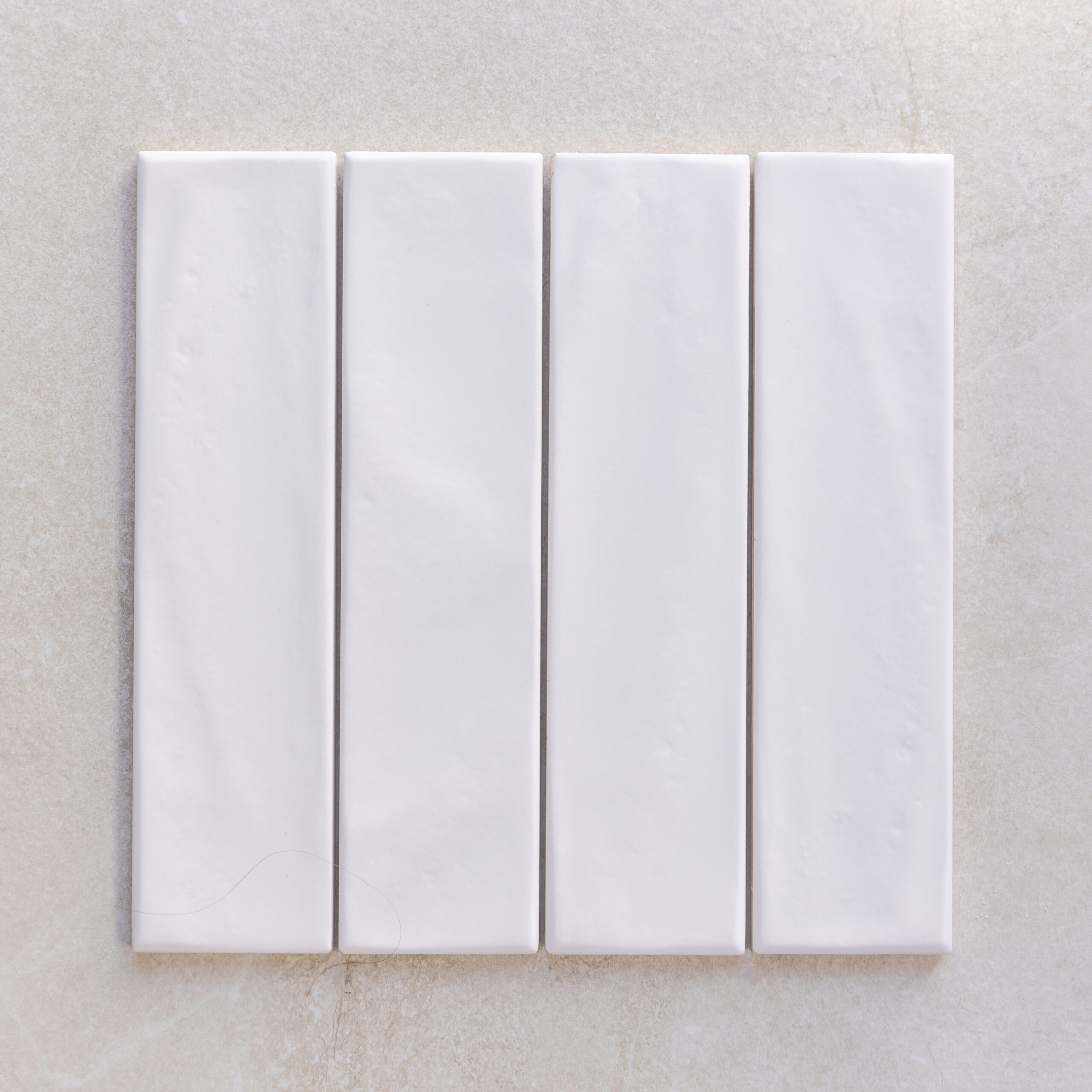 Manhattan White Matt tile sample