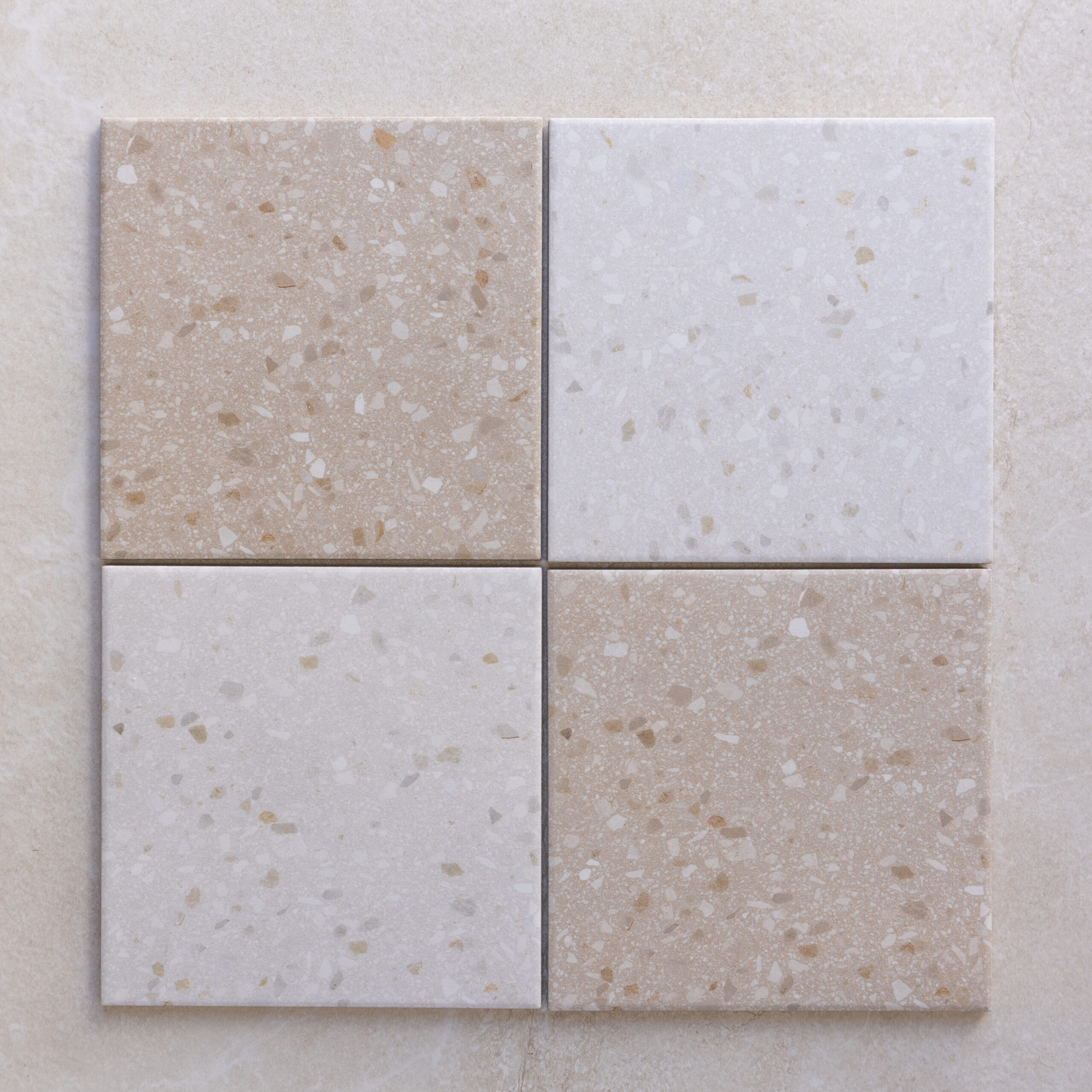Terrazzo Bianco installed