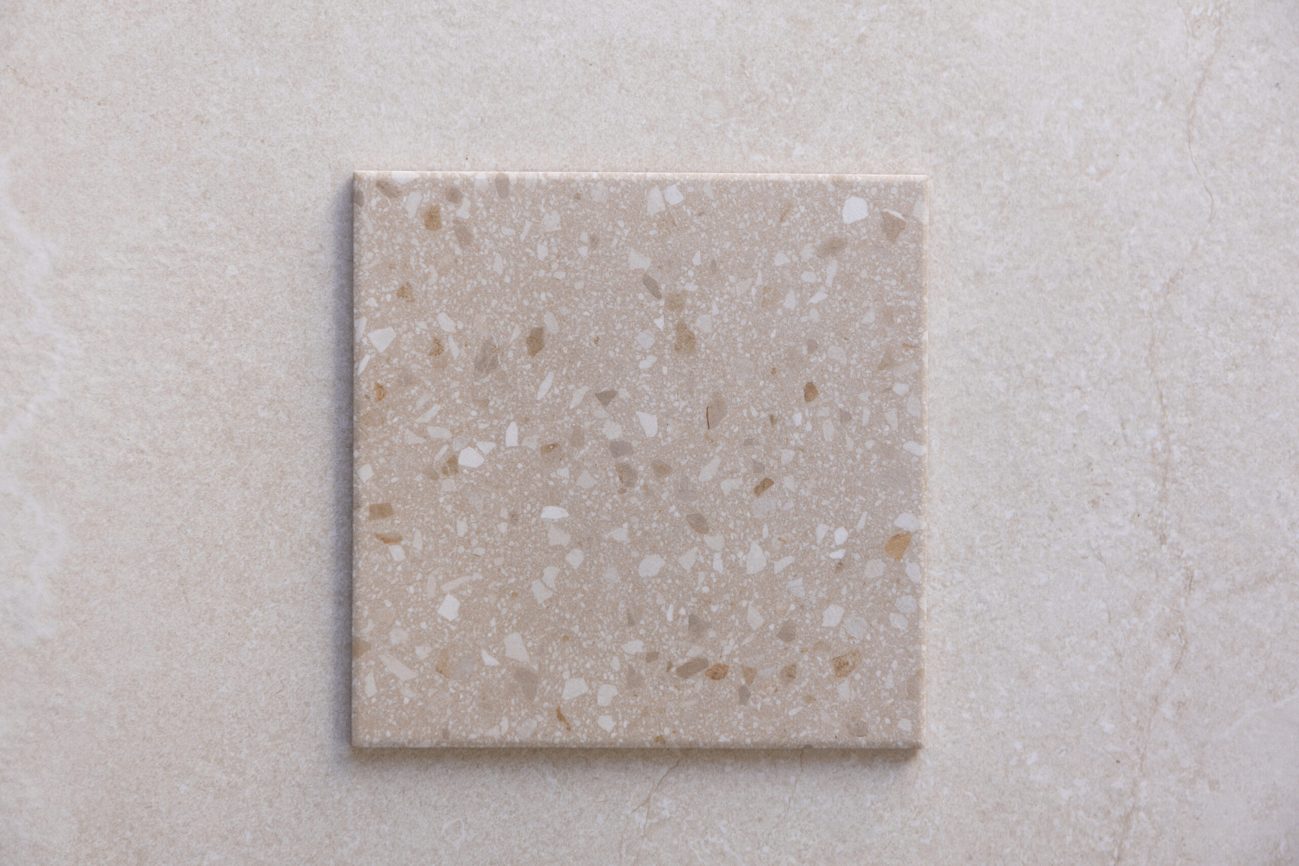 Terrazzo Beige tile sample