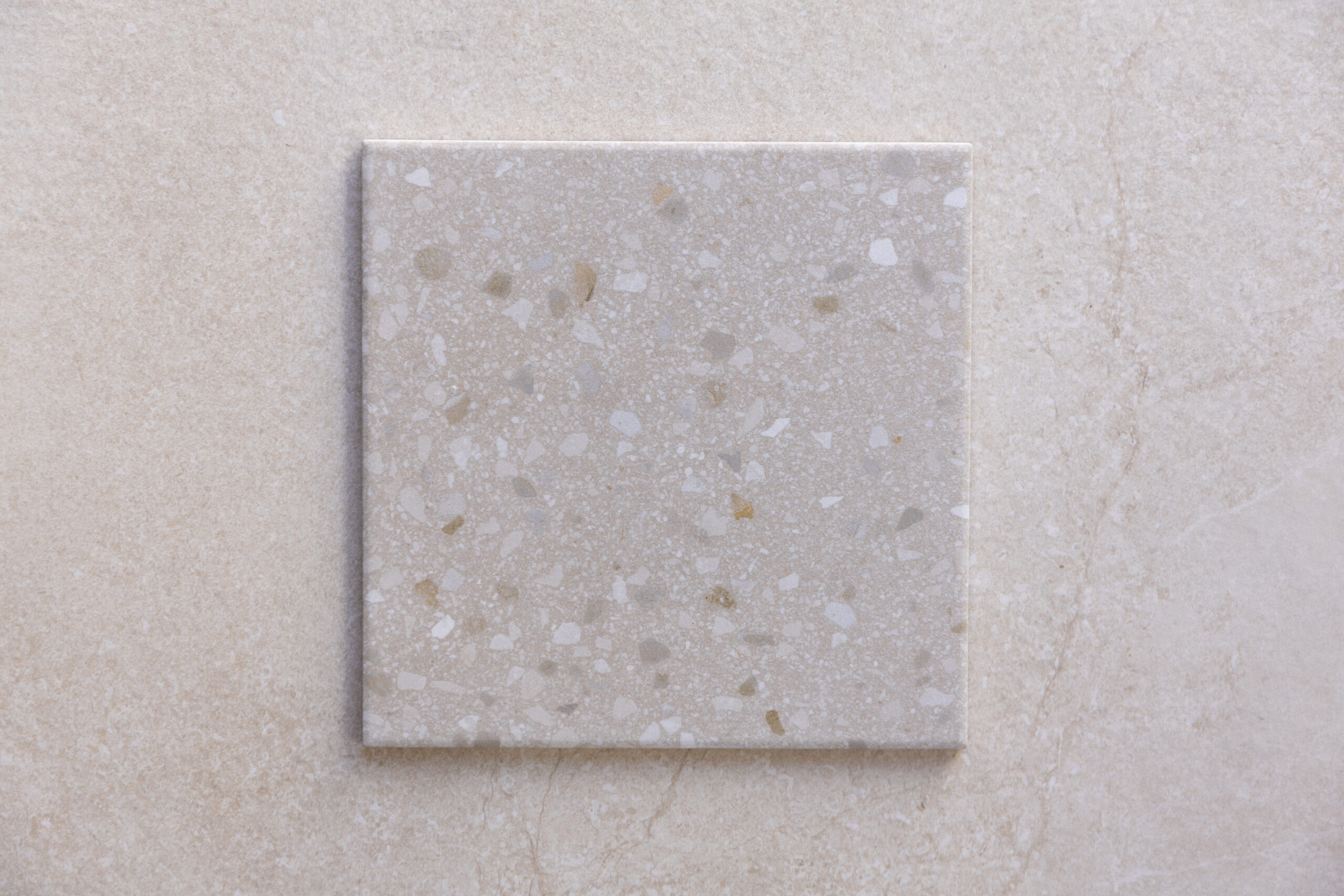 Terrazzo Pearla tile sample