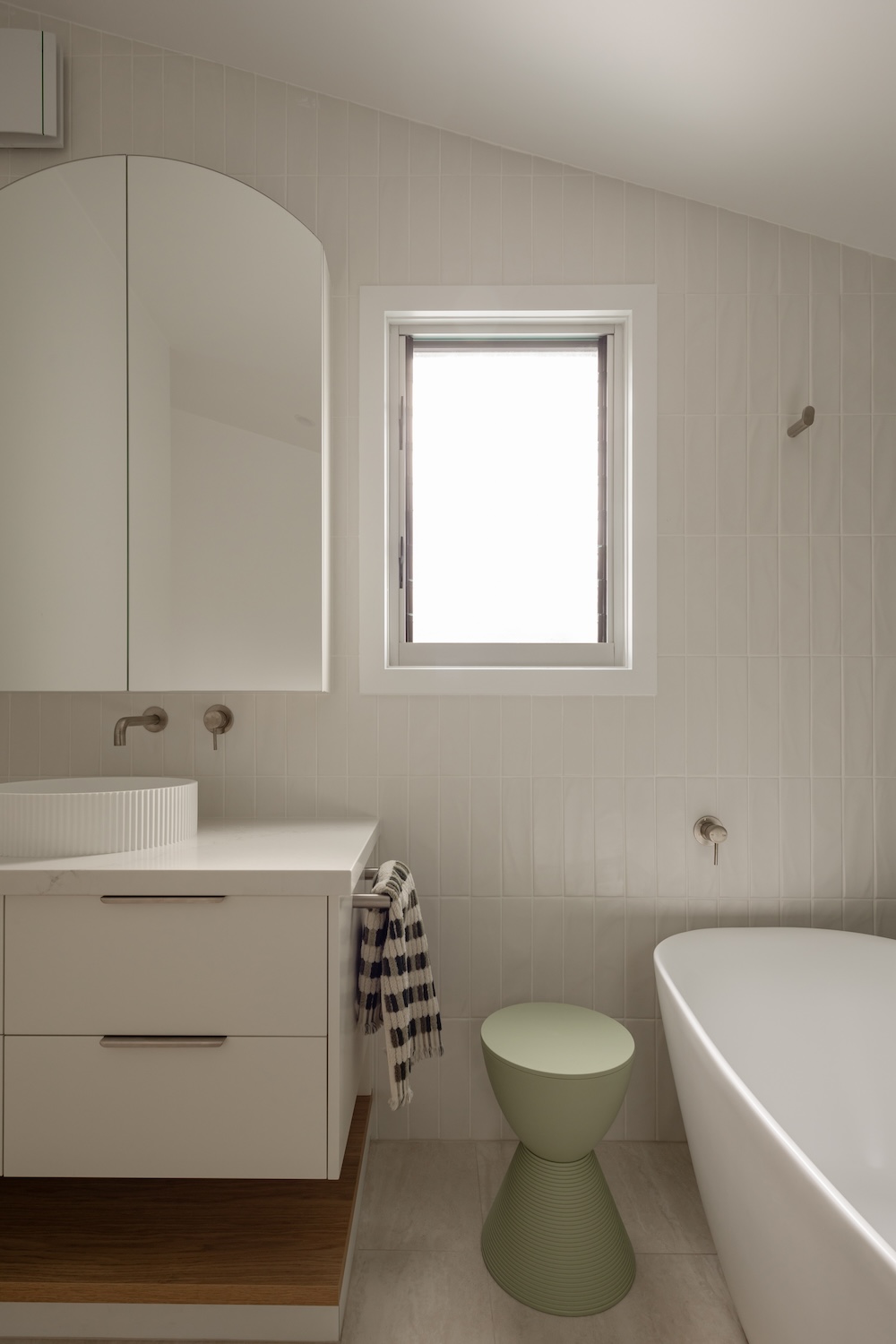 Manhattan White Matt installed — Toulambi Street Renovation